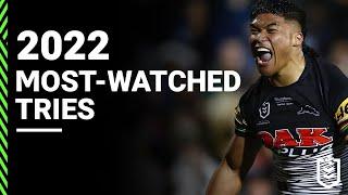 The NRL's most-watched tries in season 2022 | Season Highlights