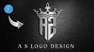 A S ROYAL LOGO DESIGN | Logo design pixellab |  AS Professional logo design