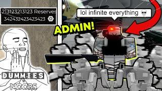 CHEATING WITH ADMIN IN DUMMIES VS NOOBS! | Roblox MEMES