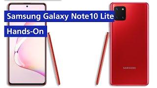 Samsung Galaxy Note10 lite im ersten Hands-On (deutsch)