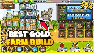 Growcastle : How To Get Gold Fast | Best Gold Farm Build 