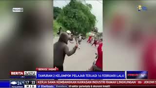 Viral Pelajar Tawuran dengan Celurit Ukuran Besar