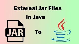Add external jar files to java project