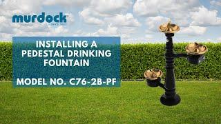 How to Install & Maintain a Murdock Pedestal Outdoor Drinking Fountain