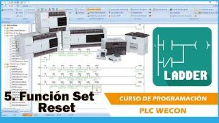 5. Curso básico de PLC Wecon - Función Set / Reset