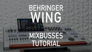 Behringer Wing 204 - Mixbusses Tutorial | Pre Fader, Post Fader & Subgroup