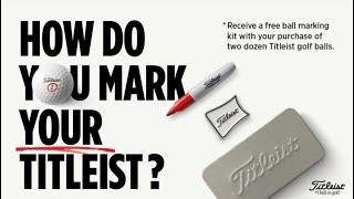 How do you mark your Titleist golf balls? Check out the new gift tins!