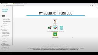 Mobile CSP Lesson 1.3 Google Portfolio Setup