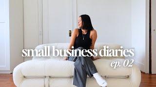 small business owner vlog | a *realistic* week in my life