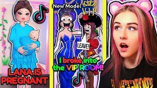 CRAZIEST TIKTOKS In The NEW UPDATE in DRESS TO IMPRESS! Halloween Outfits & Funny Videos Reactions