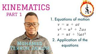 KINEMATICS (particles in motion)