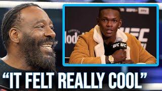 Israel Adesanya Stopped Mid-Interview Because He Recognized Booker T 