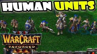 Warcraft 3 Reforged ALL Human Units & Buildings