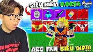 BI HUỲNH XẾP HẠNG ACC FAN GIÀU NHẤT MEME SEA CÓ FULL ITEM HIẾM VÀ 1M BOUNTY