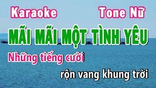 Mãi Mãi Một Tình Yêu Karaoke Tone Nữ (Am) | Karaoke Hiền Phương