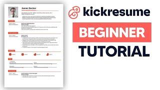 How To Use Kick Resume (AI Generated CV) Kick Resume Tutorial