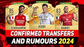 NEW CONFIRMED TRANSFERS & RUMOURS!  ft. RODRI, TCHOUAMÉNI, RABIOT...etc