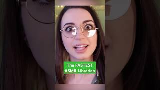 The FASTEST ASMR Librarian #asmr #shorts