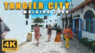 Tangier city walking tour 2023 - Morocco 4k UHD