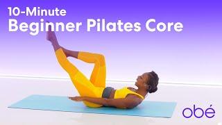 10-Minute Beginner Pilates Core | Mat Pilates Workout Abs | Pilates for Women