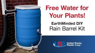 DIY Rain Barrel Installation: Save Water and Money! | U.S. Plastic Corporation®