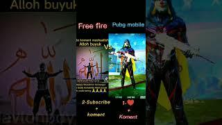 free fire Vs Pubg mobile uzbekistan N1 4k|фрии файр вс пубг мобиле4к УЗБ Н1|#reels#freefire#pubg#rek