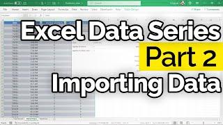 Import Data into Microsoft Excel