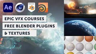 Free VFX Course,  AI Depth Passes, and Free PBR Textures