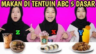 TANTANGAN MAKANAN SESUAI ABC 5 DASAR DAPET ENAK HOKI