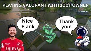 I played VALORANT with 100T Nadeshot