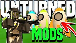 THE BEST GUN MOD EVER!!, WORKING ROCKETS and MORE! (Unturned Mods Showcase)