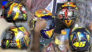 Repaint helm AGV 5 Continents | Basic NHK