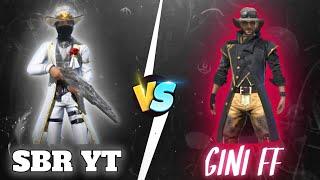 SBR YT  VS @GINI_FF   || REDMI NOTE 10 PRO FIGHT 