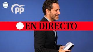  DIRECTO | El PP comparece tras la nuevos informaciones sobre la mujer de Sánchez