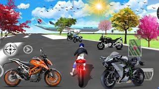 3D Driving Classic Simulator-Bullet Train Vs Motorbike-Car and Bike Driving Gameplay #442