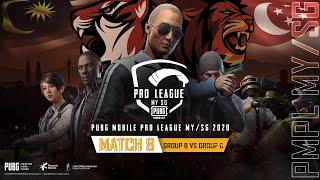 [EN VOD] Week 1 DAY 2 Group B, C MATCH 8 | PUBG MOBILE Pro League MY/SG 2020 Season 1