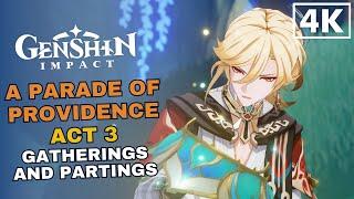 Genshin Impact - A Parade of Providence Act 3: Gatherings and Partings | Full Story JP Dub EN Sub 4K