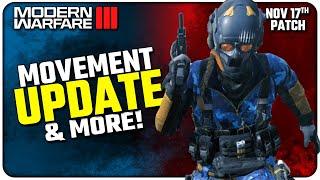 Tactical Sprint Fixed, Armory Unlock Improvement, & Season 1 Maps! | (MWIII Nov 17th Update)