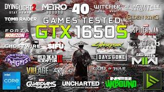 GTX 1650 SUPER Test in 40 Games in 2024