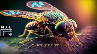 Macro Insects 8K VIDEO 4K Insects Up Close with Amazing Insects World - microscopic VIDEO of Insects