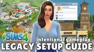 How To Start A Sims 4 Legacy Challenge (3-Step Intentional System)