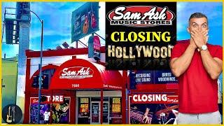 Sam Ash Hollywood Store Closure | Quick “Walk-Thru” Tour 