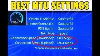  BOOST INTERNET SPEED BY 200% | Best MTU Settings For PS4 (Explained)