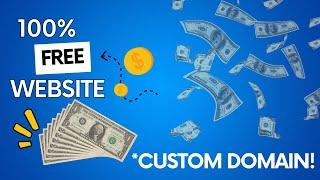 Make a Website for FREE with Free Hosting & Custom Domain (IN 6 MINS)