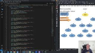 Aula 187: Data Structures - Binary Search Tree (Part 6 Implementation - Remove NonRecursive)