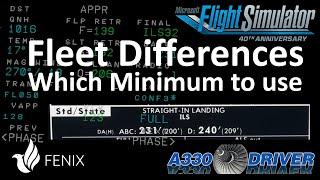 320 Family Fleet Differences: Which MINIMUM to use in which plane? | Real Airbus Pilot