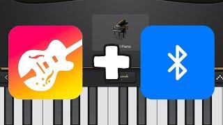 Using Garage Band With a Midi Bluetooth Piano on iPad