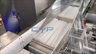 Hot melt glue stick packing machine with auto feed system