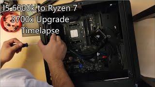 CPU Upgrade Timelapse (i5 6600k to Ryzen 7 3700x)