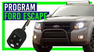 Program Ford Key with ONE Existing Key (Escape + Other Ford, Lincoln, Mercury, Mazda Vehicles)